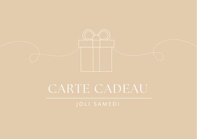Gift card JOLI SAMEDI