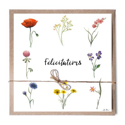 Handgemachte "Glückwunschkarte" – EMcréation Fribourg 🎉💌