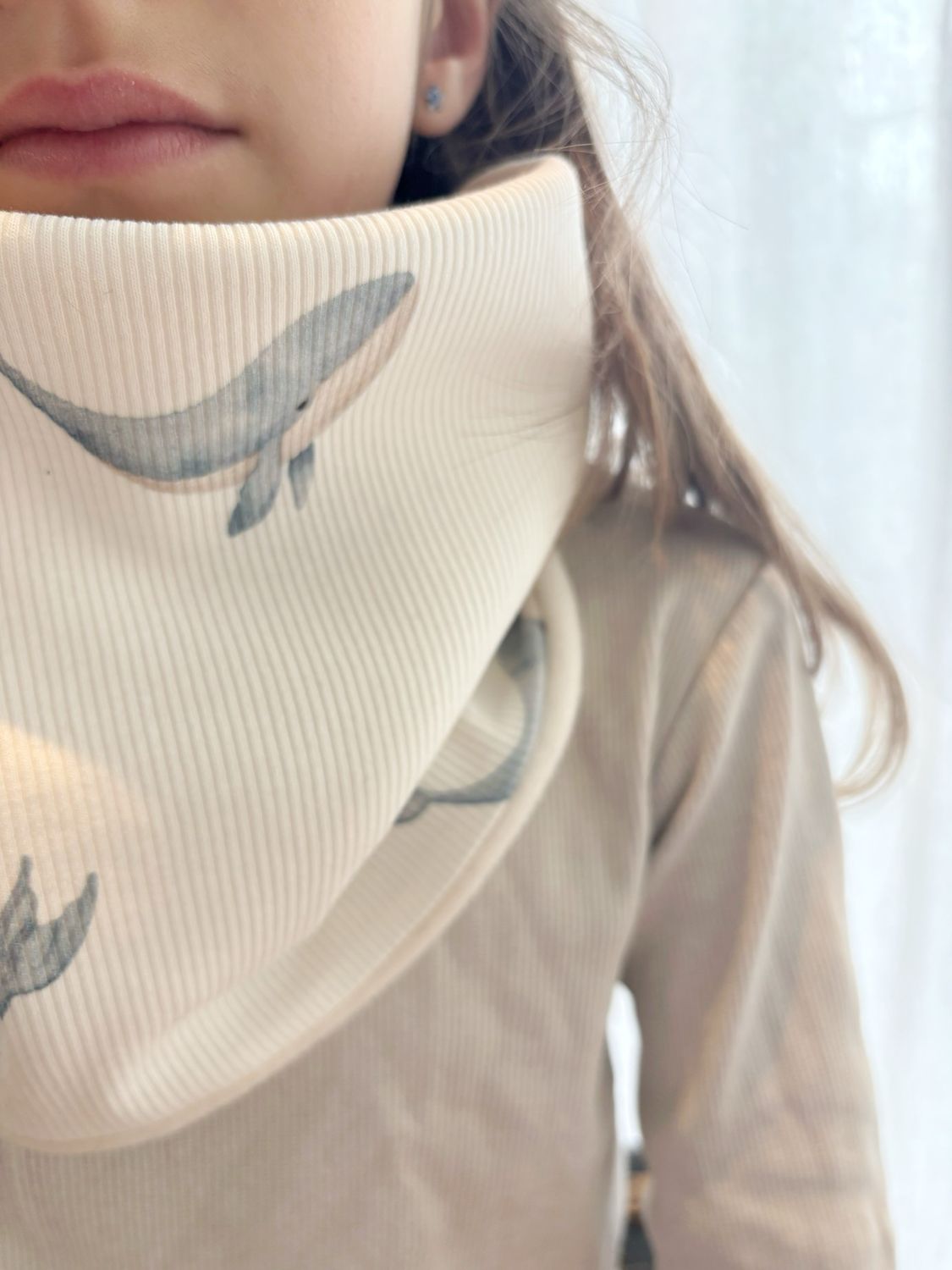 Children&#39;s fleece snood from 2 to 8 years