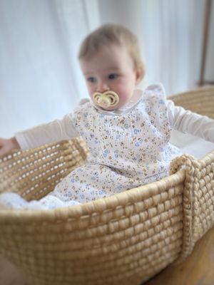 Summer Sleeping Bag – Blue Floral Pattern