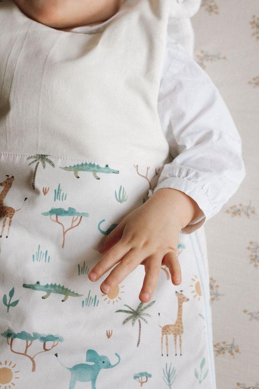 Organic Cotton Baby Sleeping Bag Jungle – Softness and Comfort for Peaceful Nights