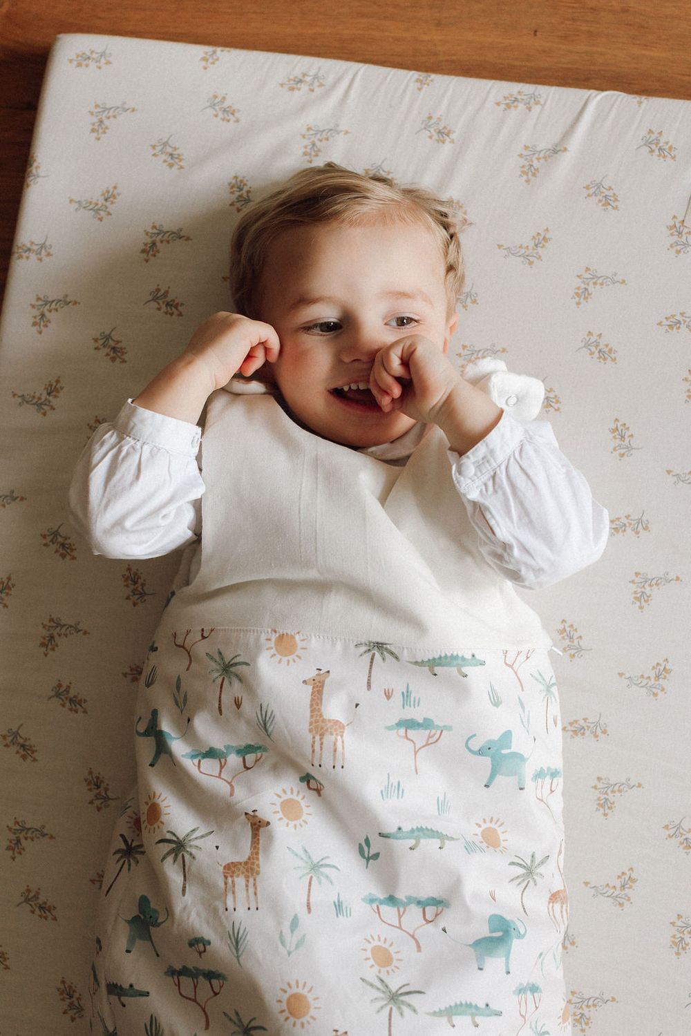 Organic Cotton Baby Sleeping Bag Jungle – Softness and Comfort for Peaceful Nights