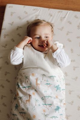 Organic Cotton Baby Sleeping Bag Jungle – Softness and Comfort for Peaceful Nights