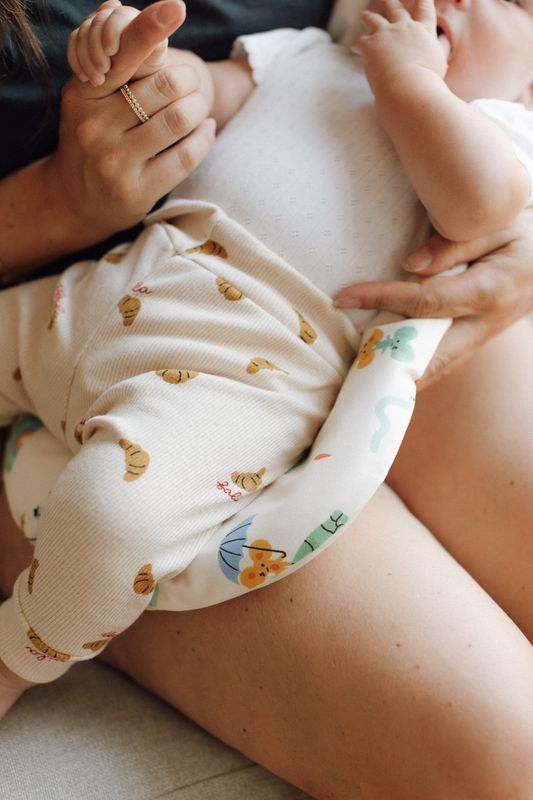 Petits Croissants Cotton Leggings