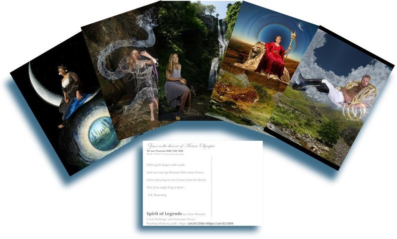 Gift Pack of 5 Postcards: Spirit of Legends