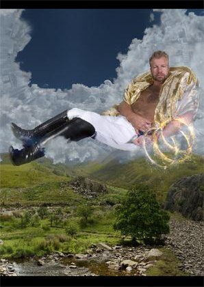 Gift Pack of 5 Postcards Single image: Zeus on the throne of Mount Olympus