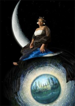 Gift Pack of 5 Postcards Single image: Goddess Eos Peels back the curtain of Night
