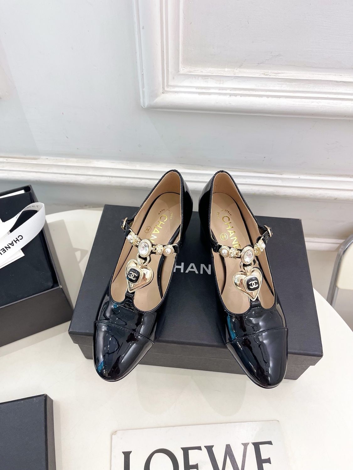 Chanel women chunky heels CALA21