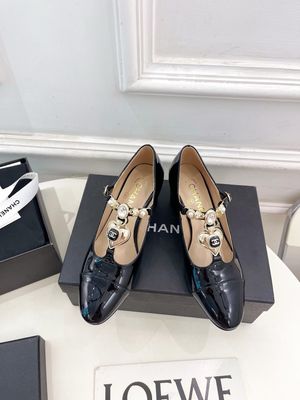 Chanel women chunky heels CALA21