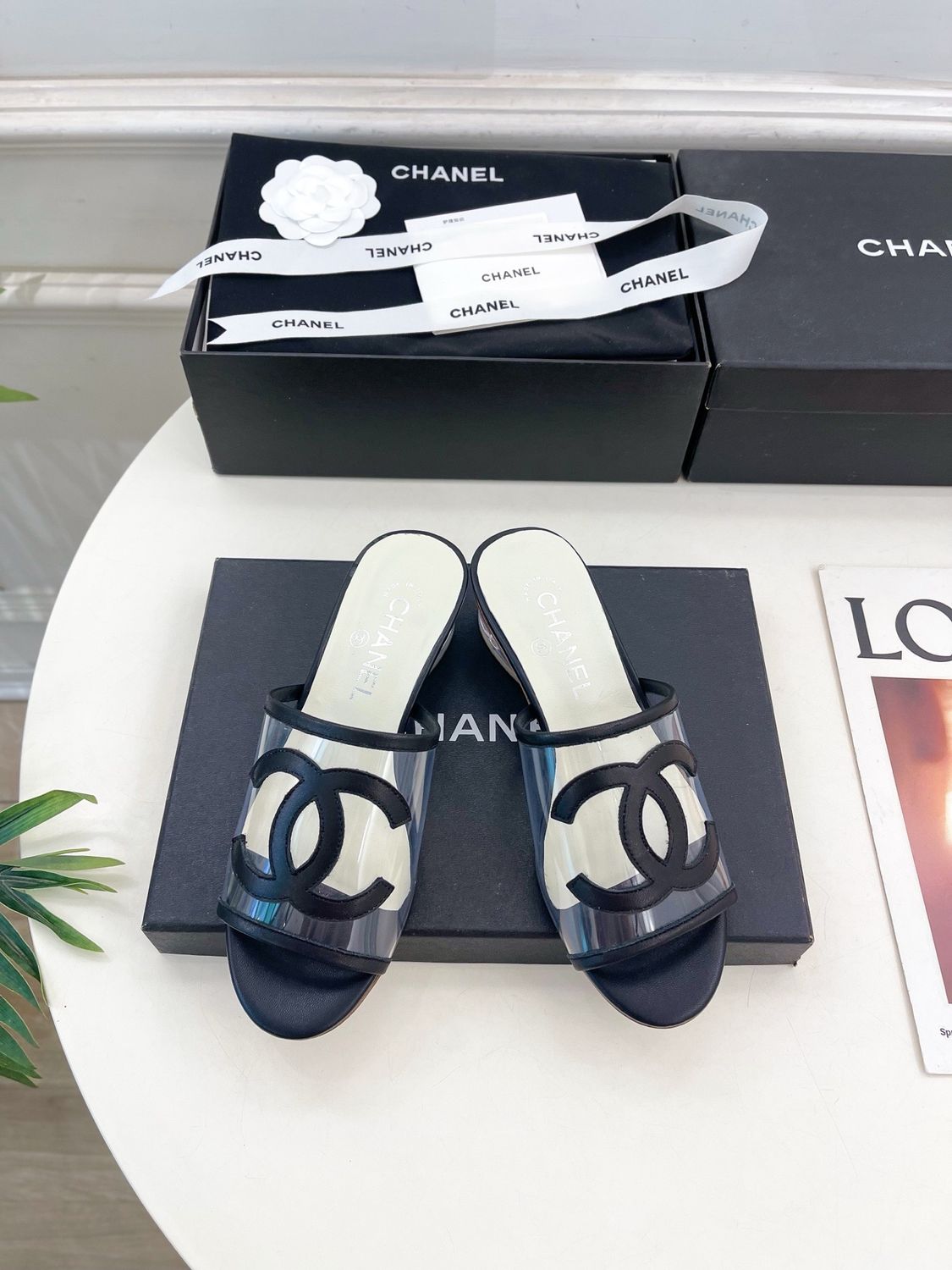 Chanel women slippers CALA22