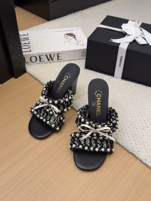 Chanel women slippers CALB06