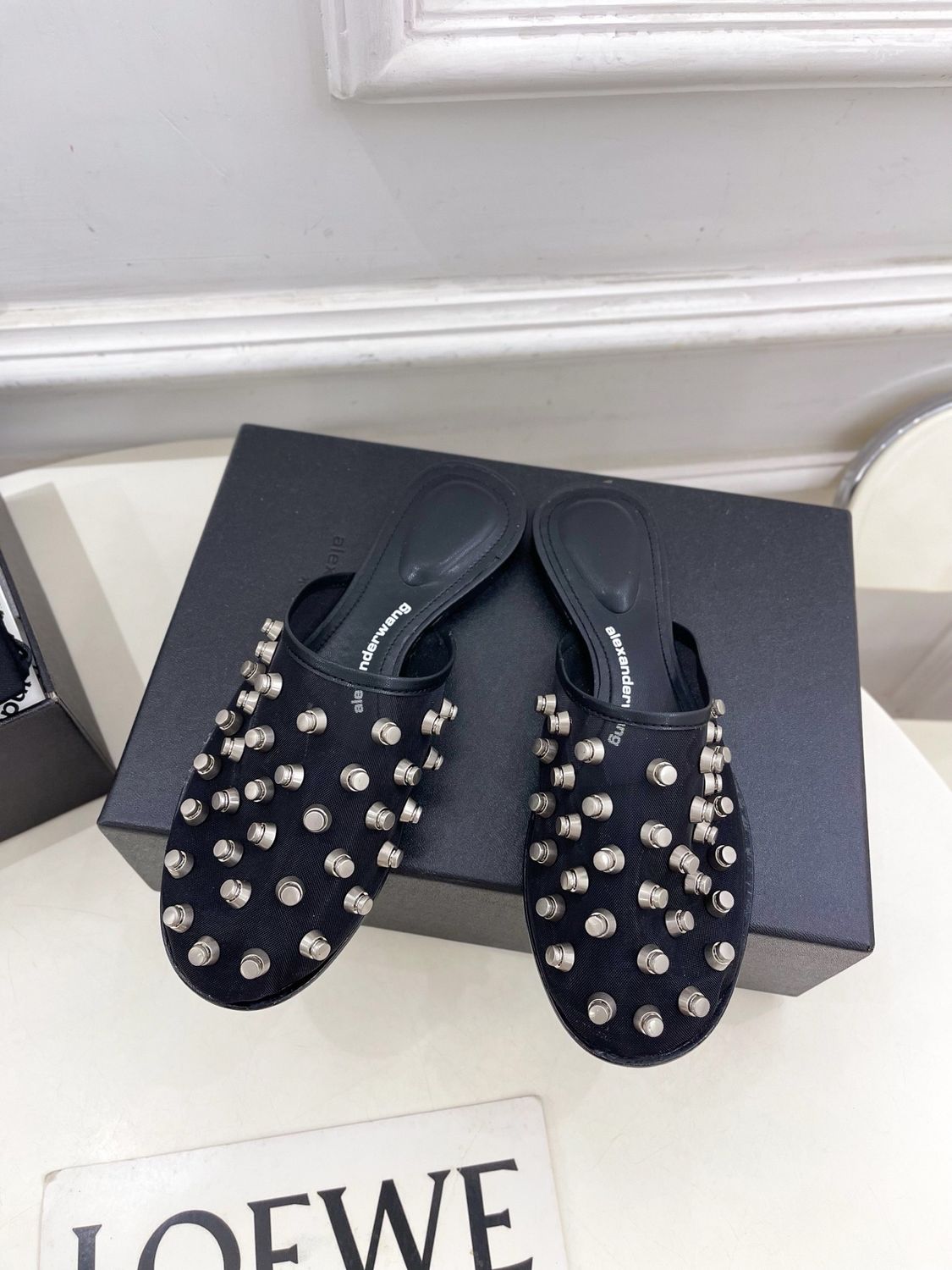Alexander wang women slippers AEWD02
