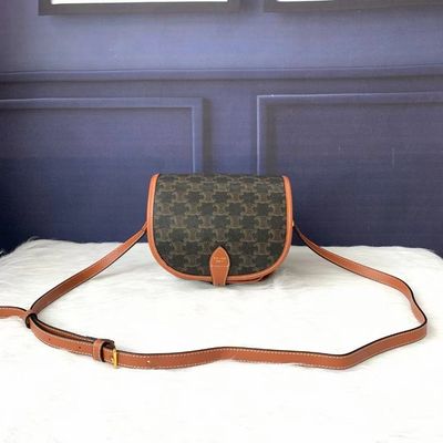 Celine bag CEI12 — Triomphe Saddle Crossbody Bag