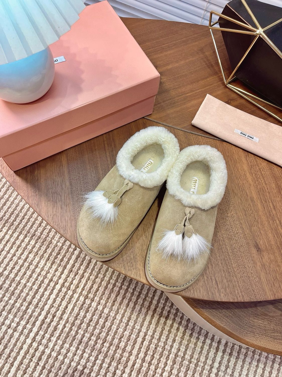 Miu Miu shoes MAII05 — Shearling Snow Short boots
