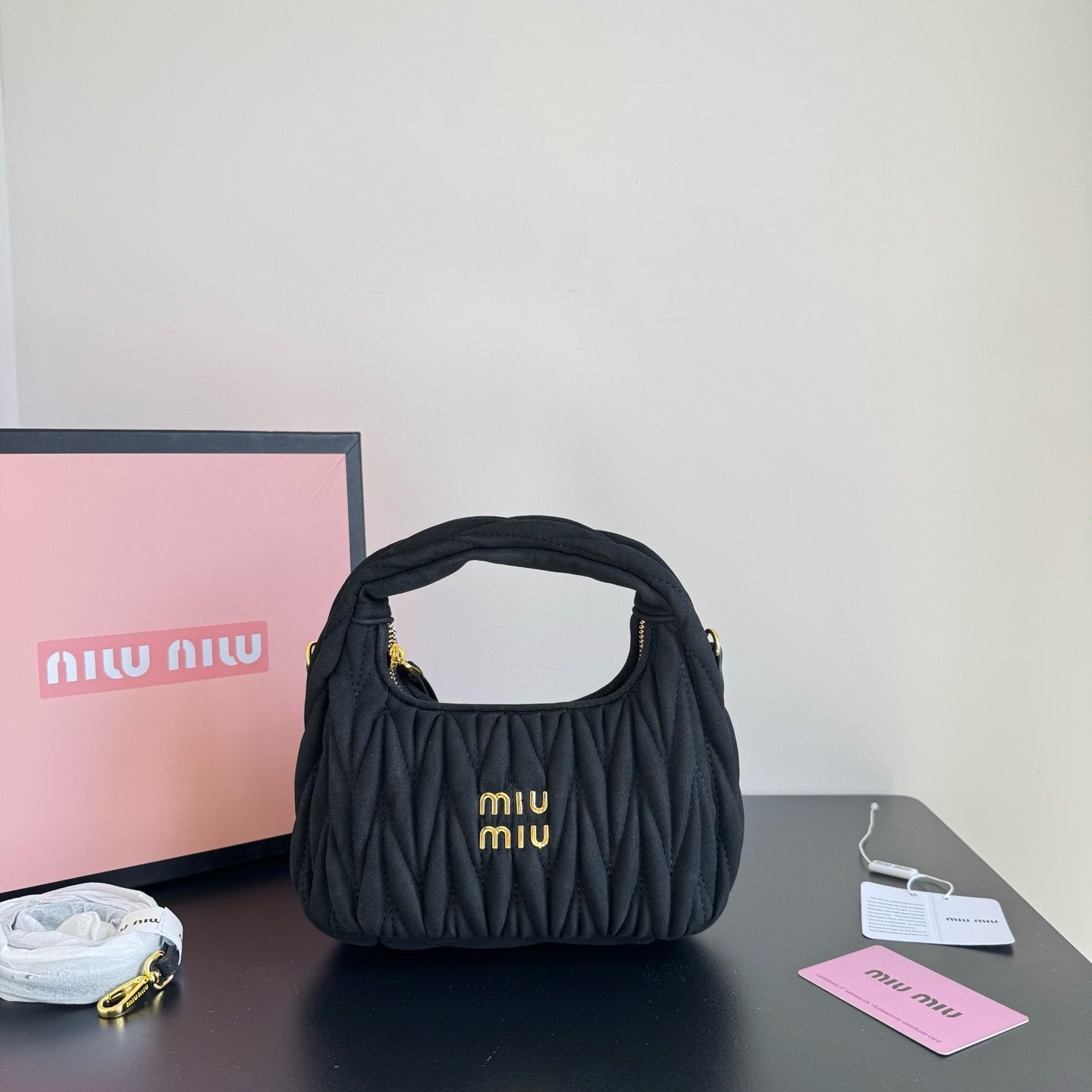 Miu Miu bag MII06 —Folds Hobo Handbag