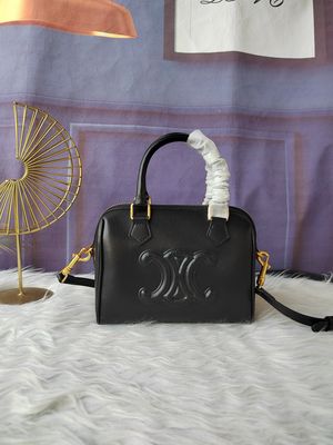 Celine Bag CEI19 — Triomphe Boston Crossbody Bag Handbag