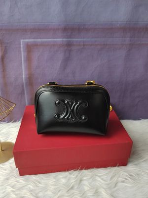 Celine Bag CEI21 — Mini Triomphe Vanity Shoulder Bag