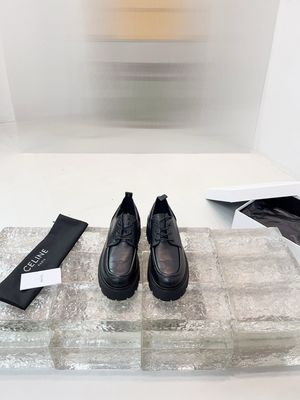 Celine Shoes CELJ01 — Brogue Derby Platform Loafers