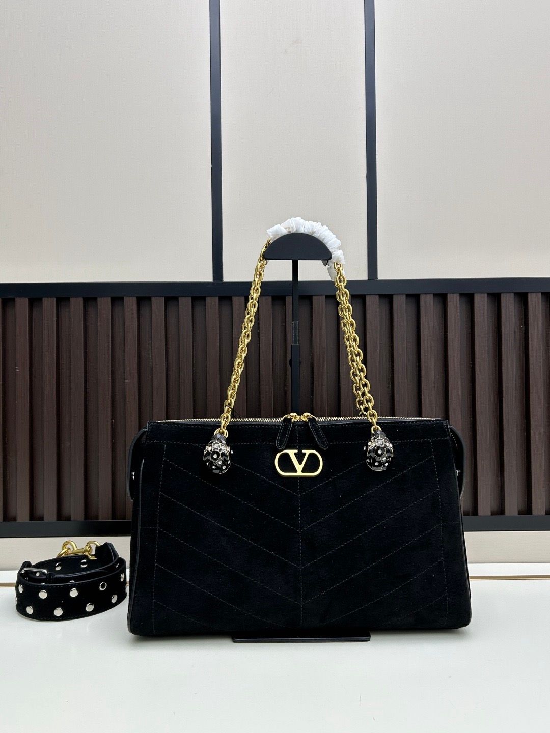 Valentino bag — Garavani Panthea Suede Crossbody Bag VLA01