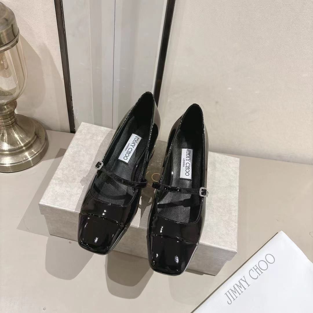 Jimmy Choo square toe mary jane pumps JICA02