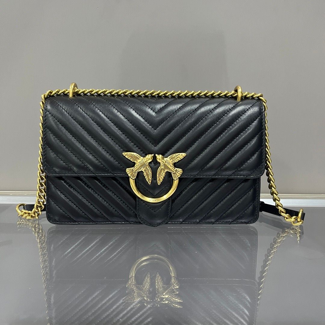 Pinko love chevron quilted bag PIA03