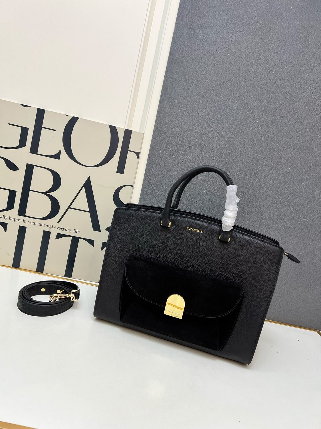 Coccinelle double beat tote handbag CCC02