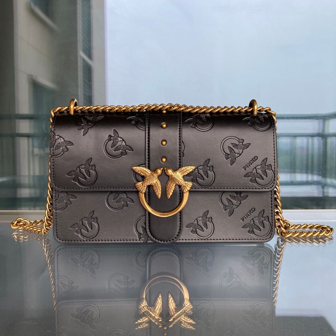 Pinko love embossed crossbody bag PIC04