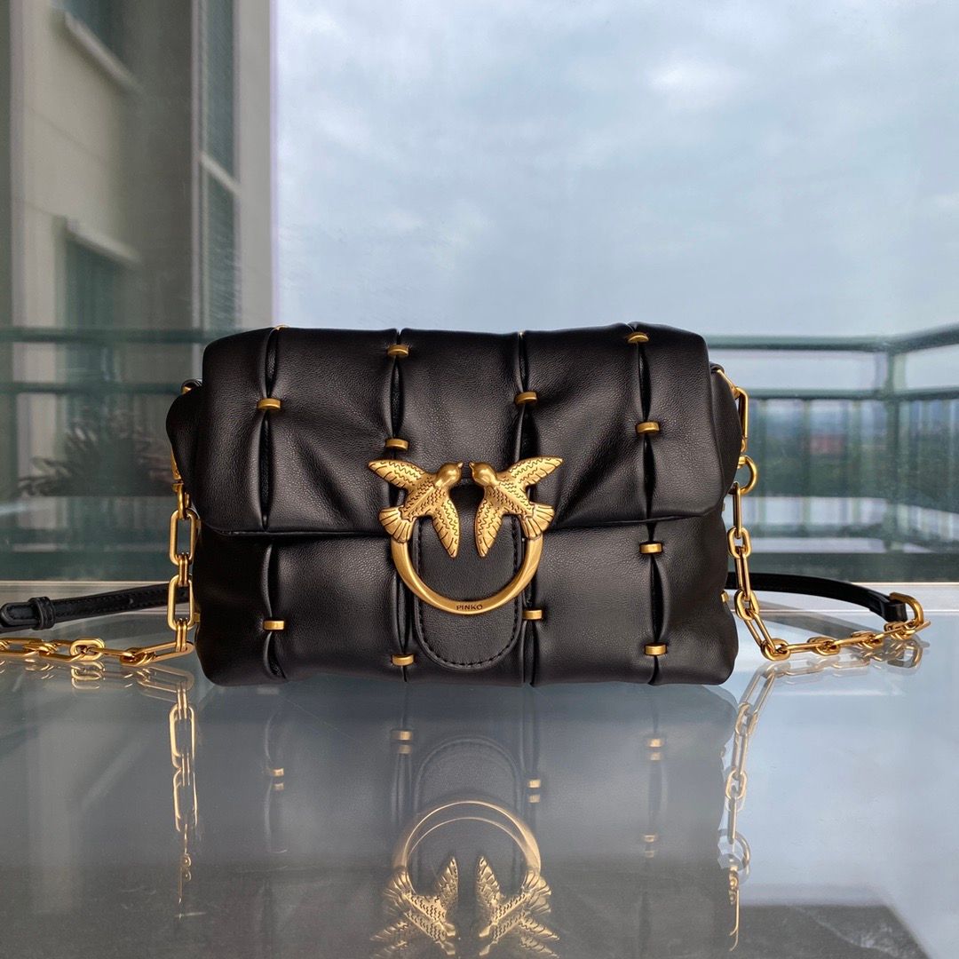 Pinko love puff quilted crossbody small bag PIC10