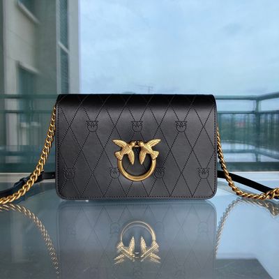 Pinko Love quilted embossed women shoulder bag PIC17