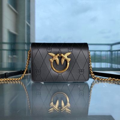 Pinko Love quilted embossed mini women shoulder bag PIC18