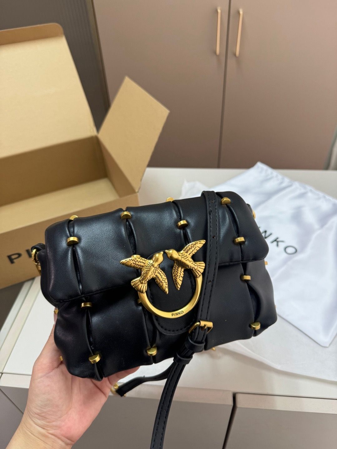 Pinko love puff quilted mini women crossbody bag PID01