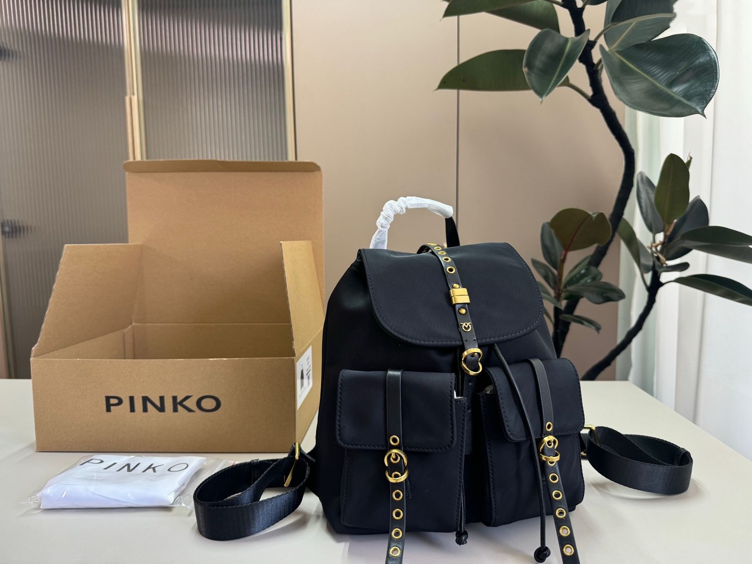 Pinko nylon backpack PIF01