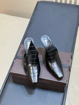 Mules Alaïa effetto coccodrillo ALBI08