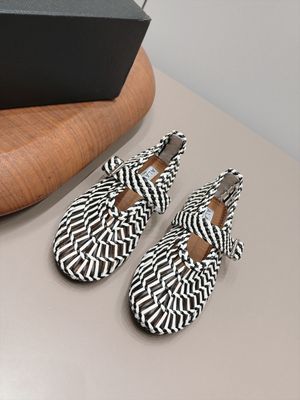 Alaïa Braided Leather Ballet Flats ALBI15