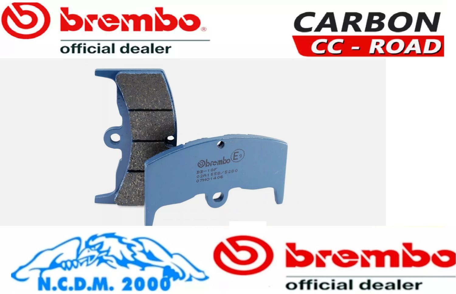 PASTIGLIE FRENO BREMBO CC ANTERIORI HONDA 250 VT E 1983-1984 1985 1986 1987