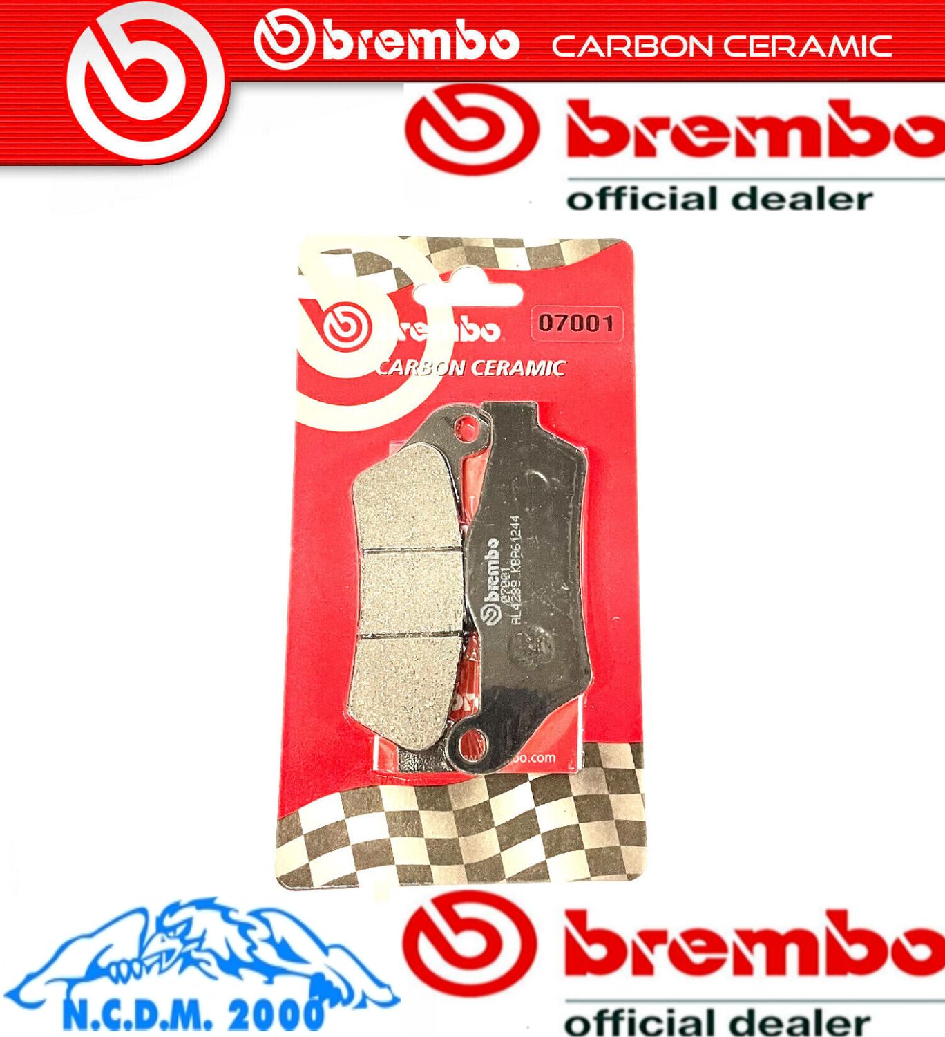 PASTIGLIE FRENO BREMBO CARBON ANTERIORI APRILIA MX 125	2004 2005 2006 2007 2008
