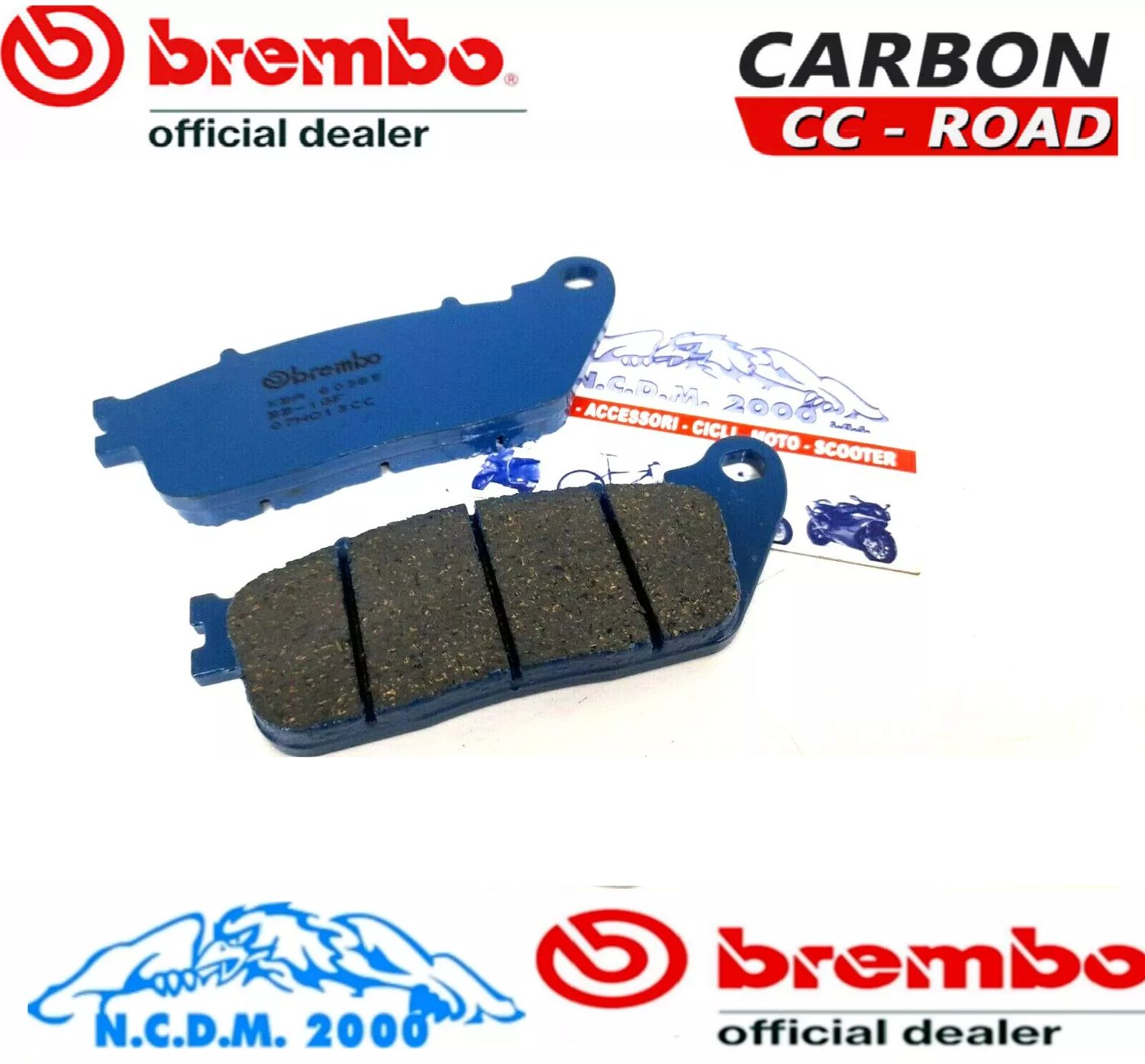 PASTIGLIE FRENO BREMBO CC POSTERIORI HONDA 1000 CB R 2009-2010 2011 2012 2013
