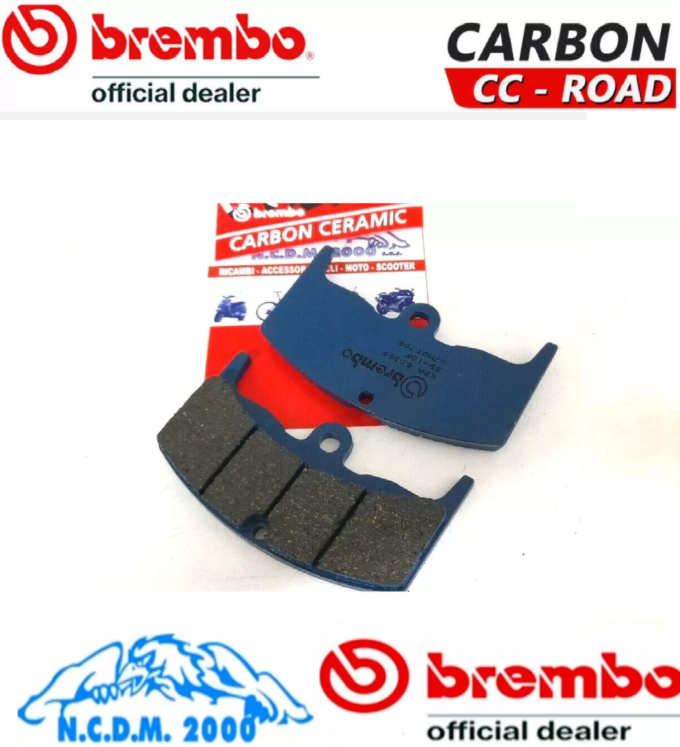 Pastiglie Brembo Freno Posteriori 07HO17.08 per Honda CBX F 400 1985 1986 1987