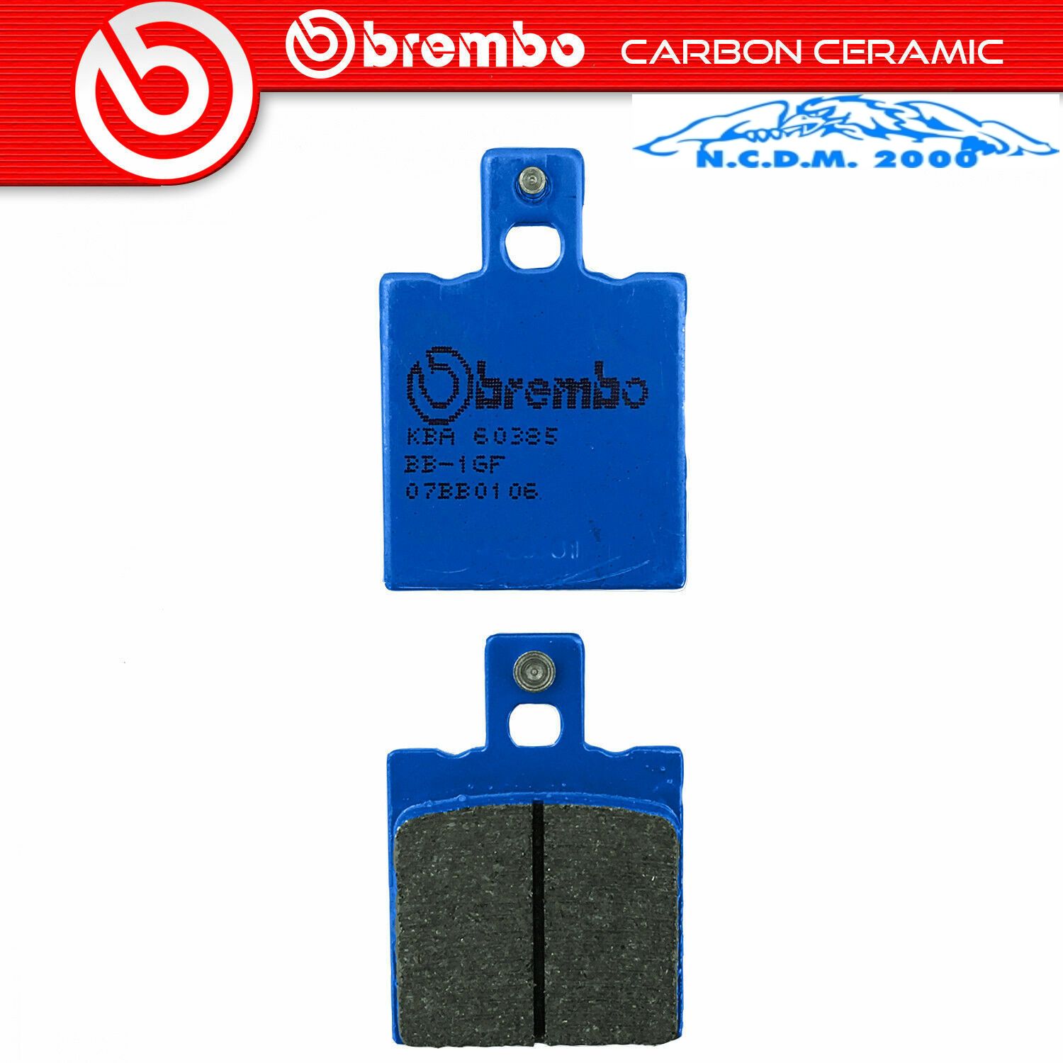 PASTIGLIE FRENO ANTERIORI BREMBO CARBON CERAMIC MOTO GUZZI V35 II-III 350 1983