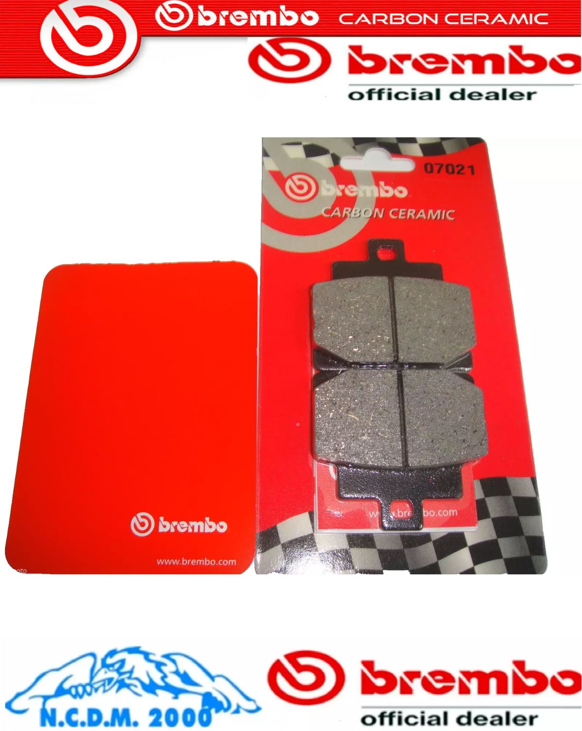 PASTIGLIE FRENO BREMBO ANTERIORI APRILIA HABANA 125	DAL 1998