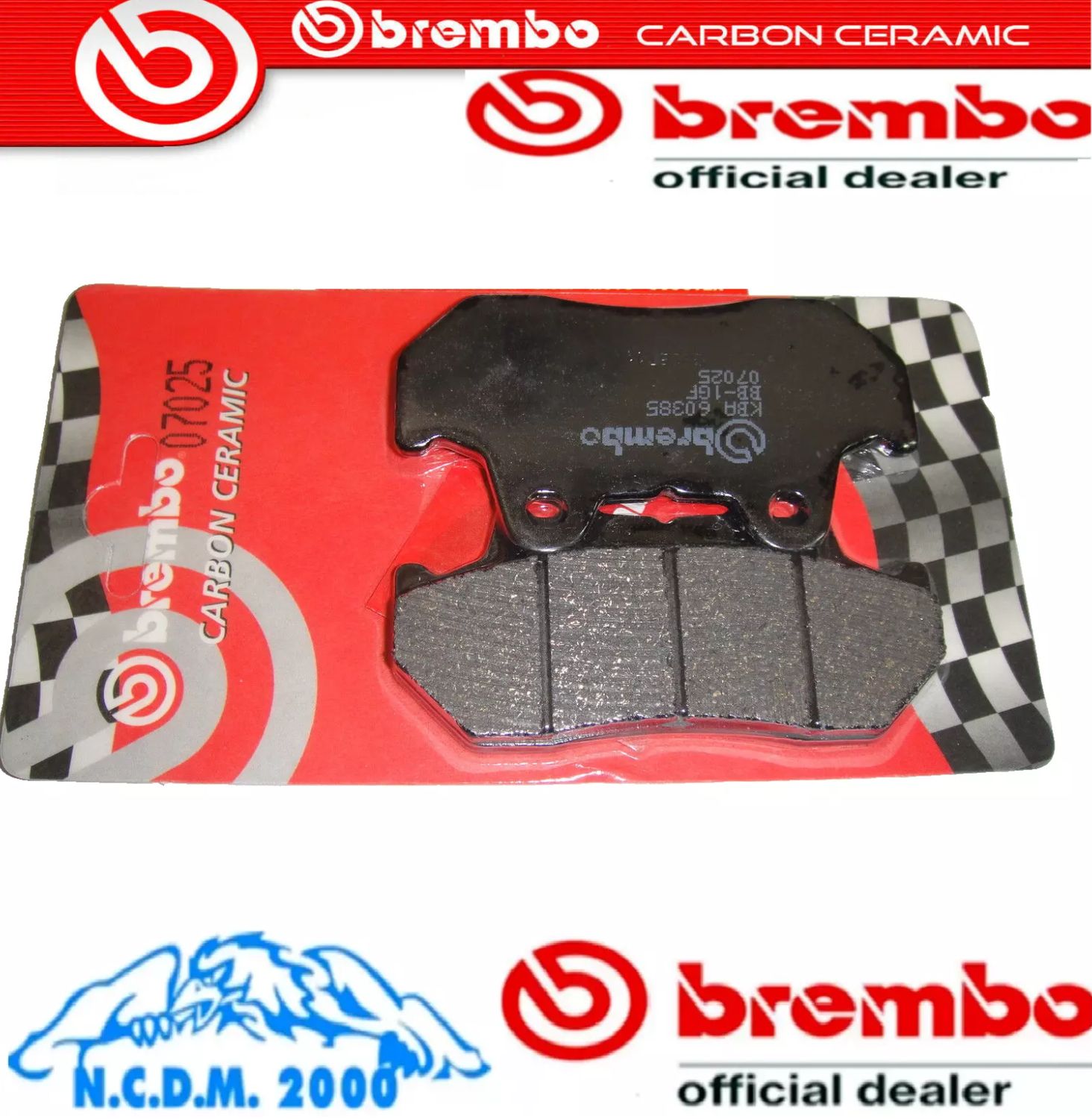 PASTIGLIE FRENO BREMBO ANTERIORI HONDA CB N/F 400	DAL 1983
