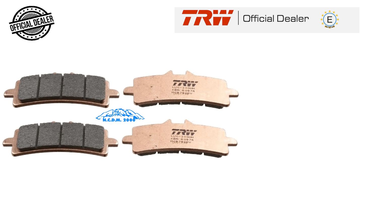 4 PASTIGLIE FRENO TRW ANTERIORE SINTER DUCATI 937 MONSTER SP 2023