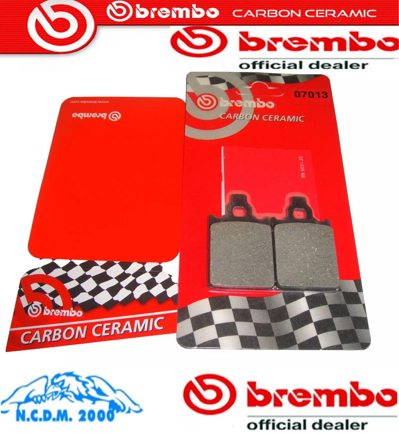 PASTIGLIE FRENO BREMBO POSTERIORI CAGIVA CITY 80	DAL 1993