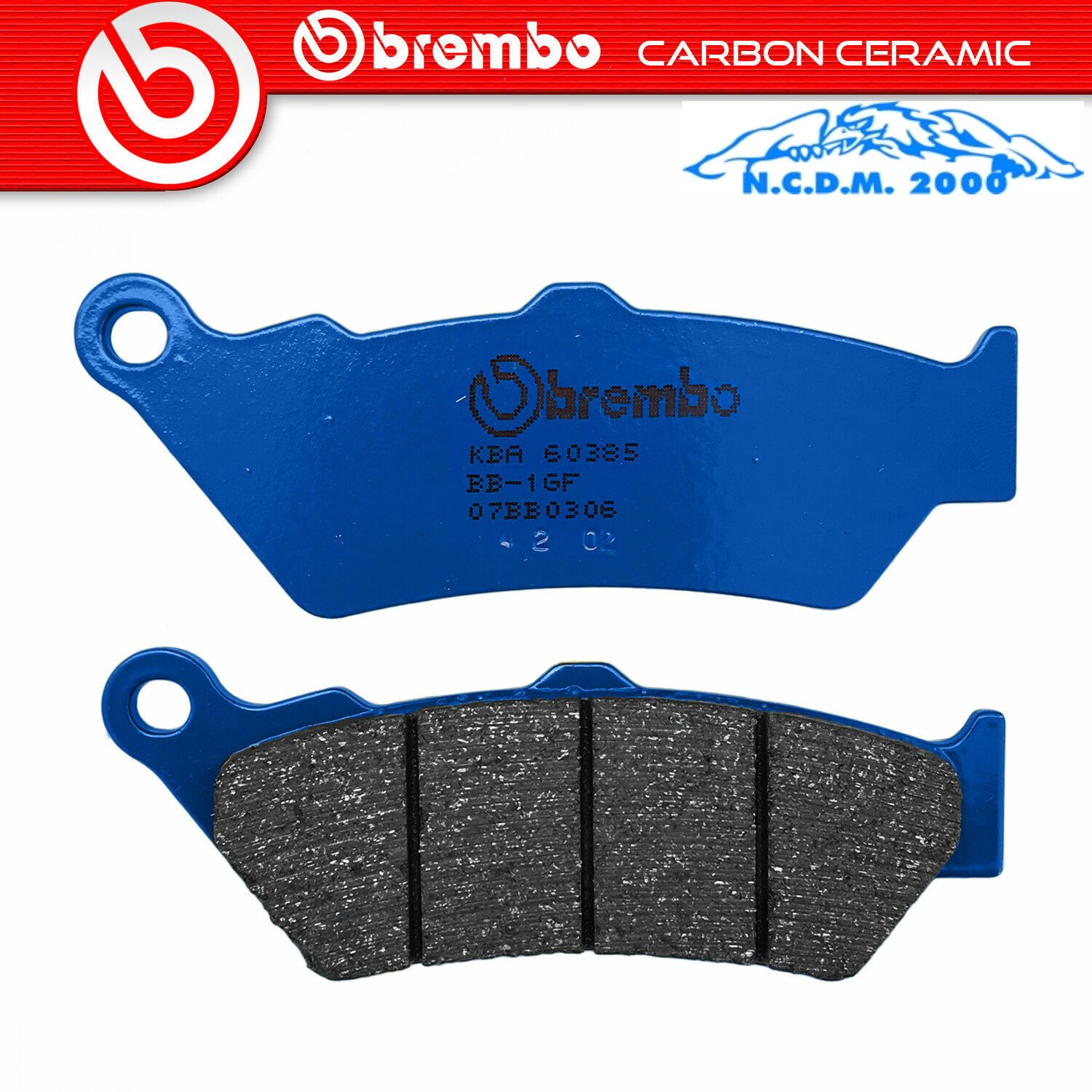PASTIGLIE FRENO POSTERIORI BREMBO CARBON BLU BMW R 1200 GS ADVENTURE ABS 2015
