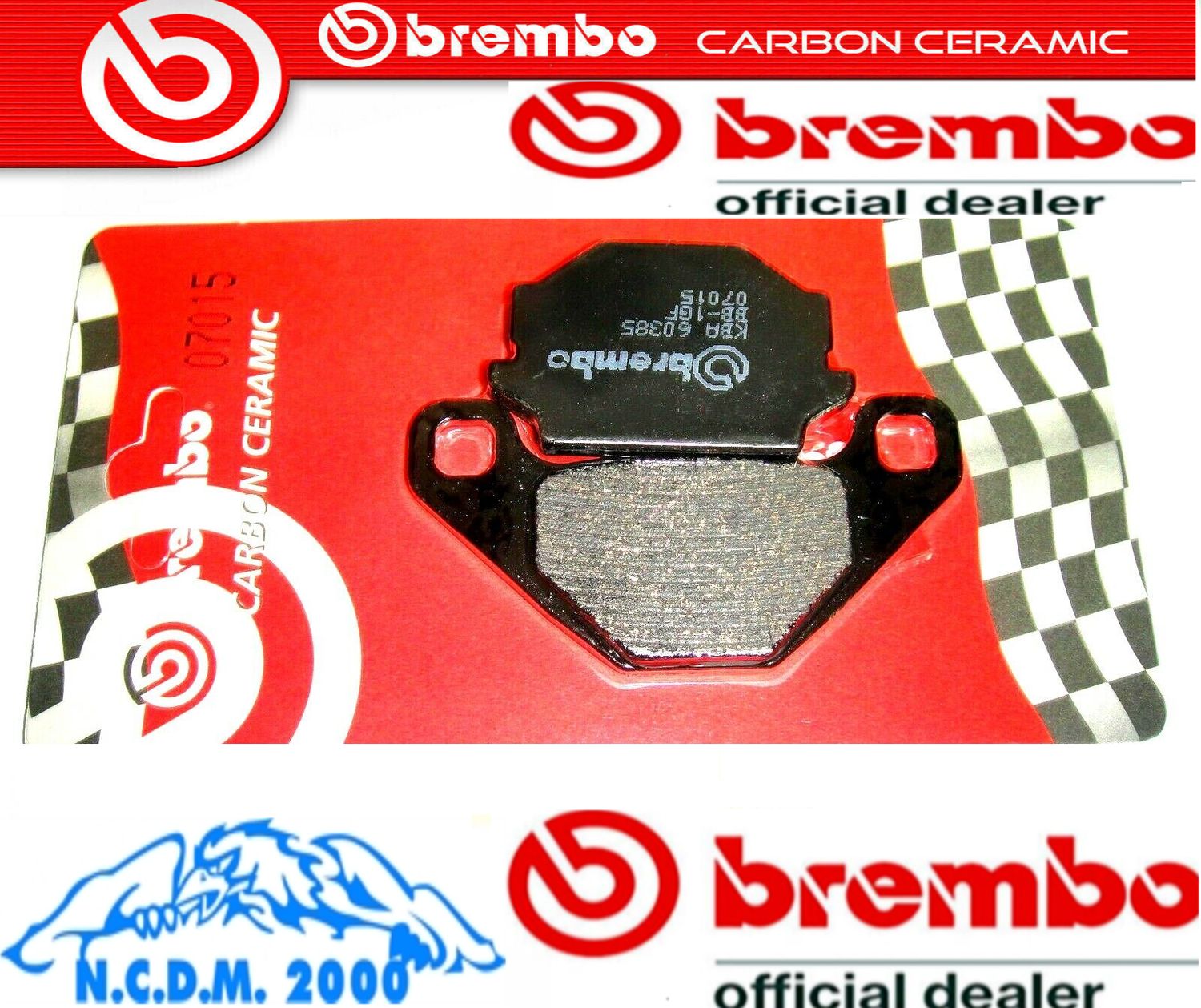 PASTIGLIE FRENO BREMBO POSTERIORI APRILIA MOTO 6.5 650	1995 - 1996
