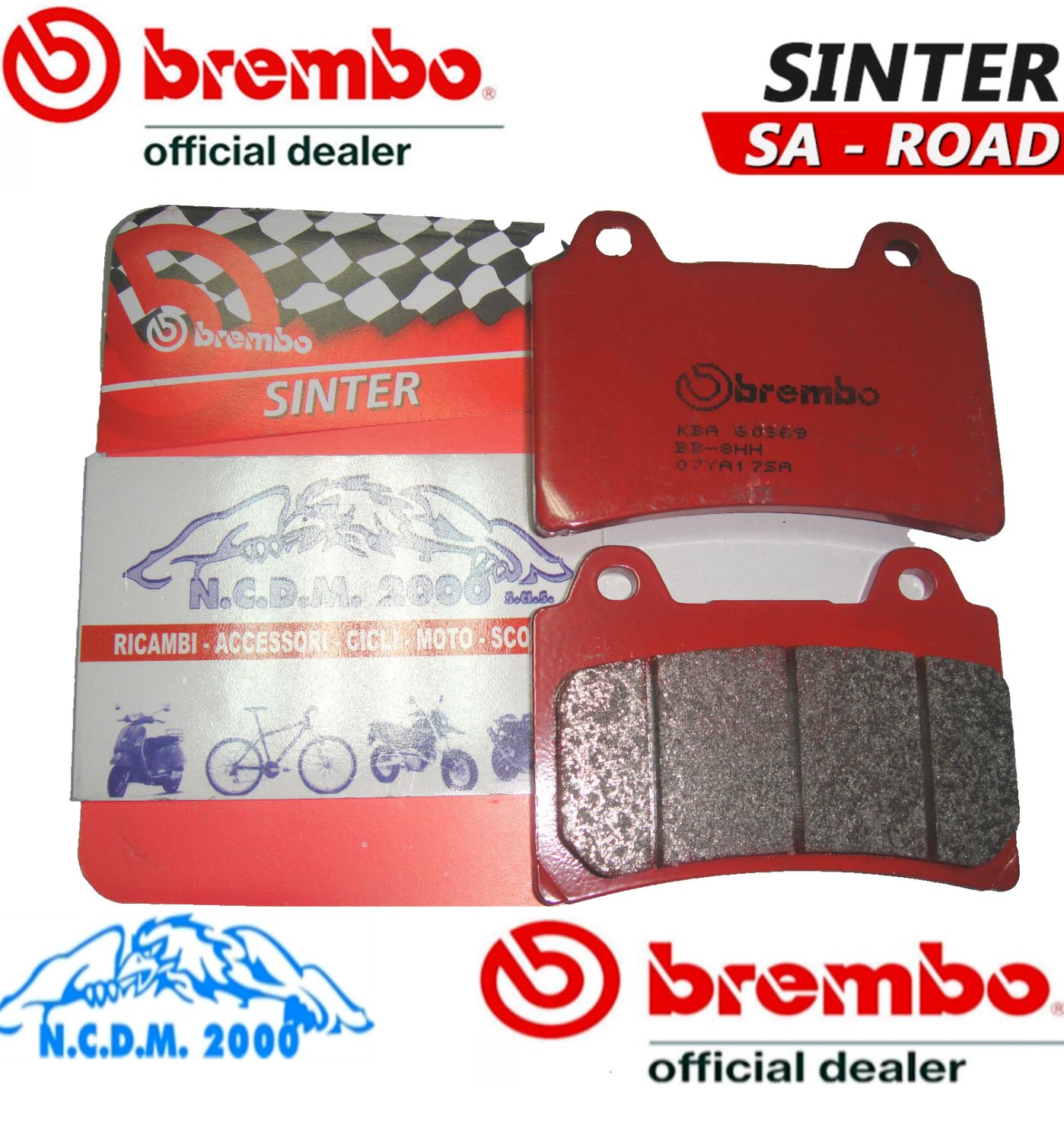 PASTIGLIE FRENO ANTERIORI BREMBO SINT SA YAMAHA FJ 1200	1989 1990 1991