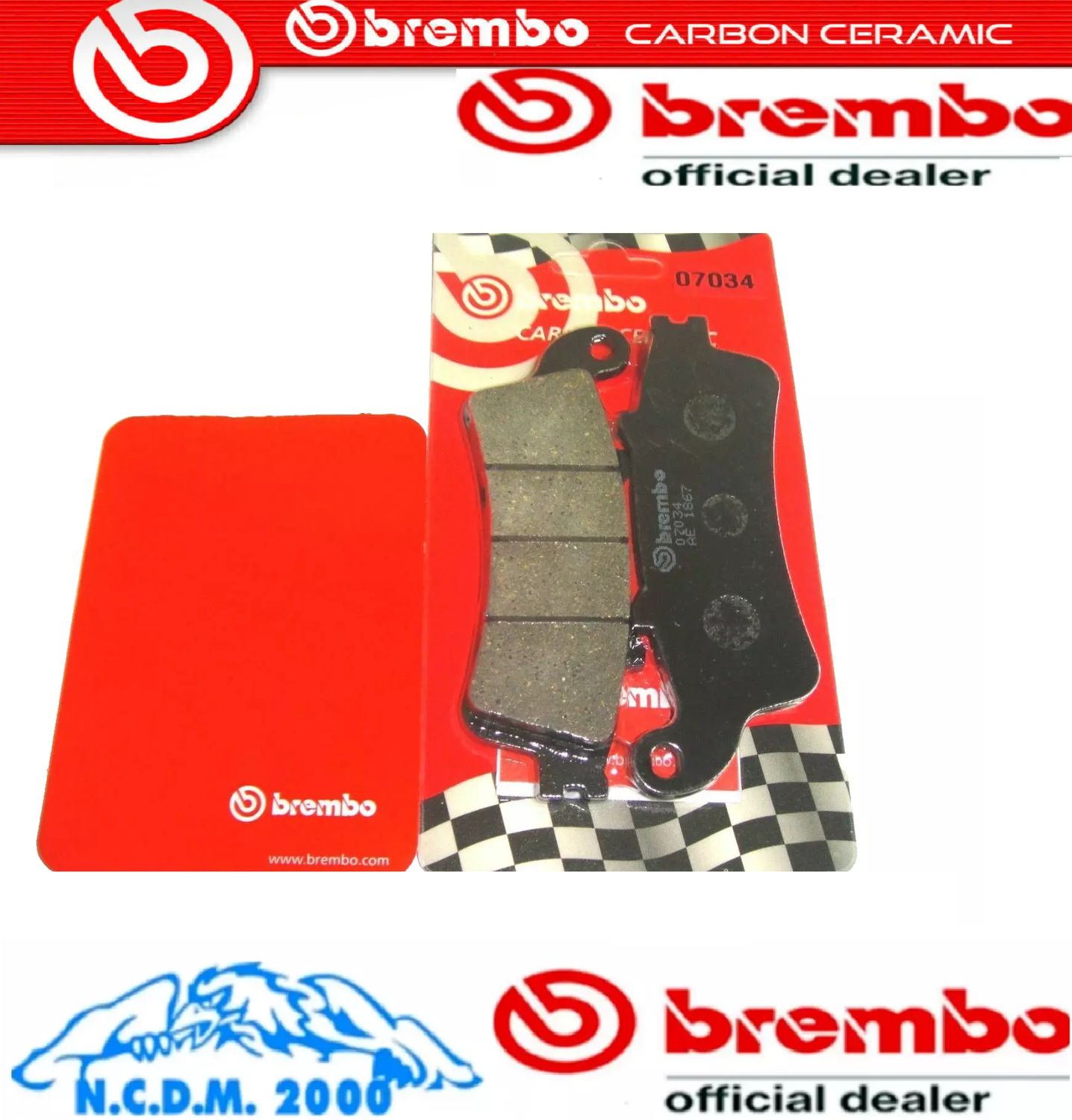PASTIGLIE FRENO BREMBO POSTERIORI  CB HORNET 1100	DAL 1999