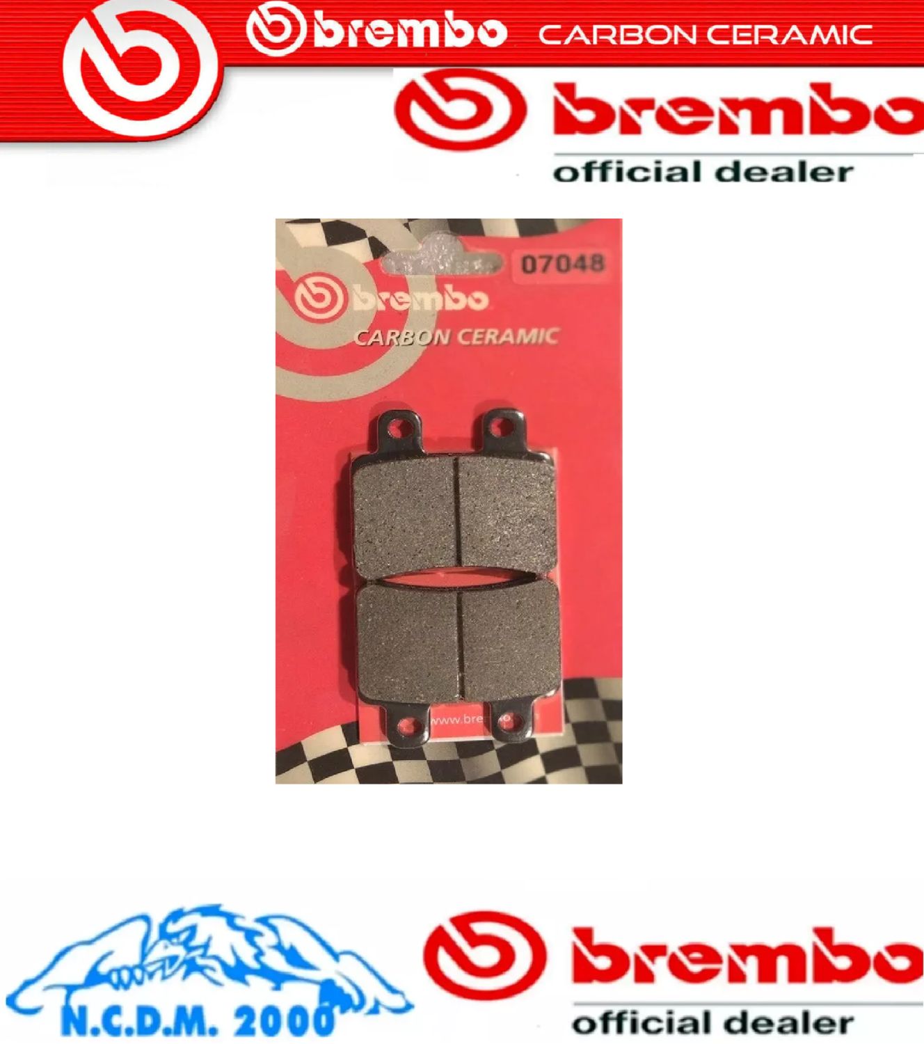 PASTIGLIE FRENO BREMBO ANTERIORI DERBI ATLANTIS 150	DAL 2004