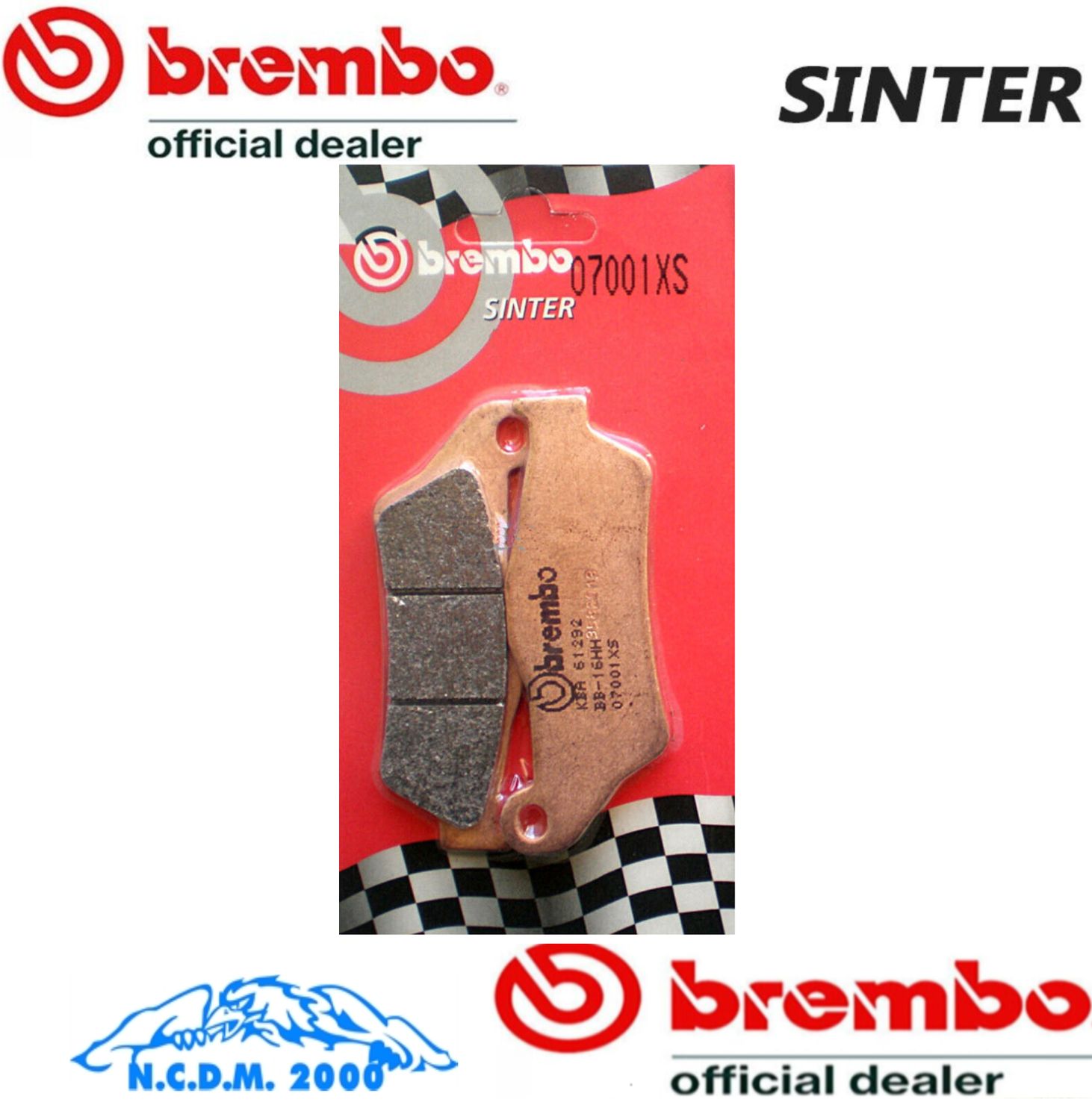 PASTIGLIE FRENO BREMBO XS ANTERIORI APRILIA SRV 850	2012 2013 2014 2015 2016