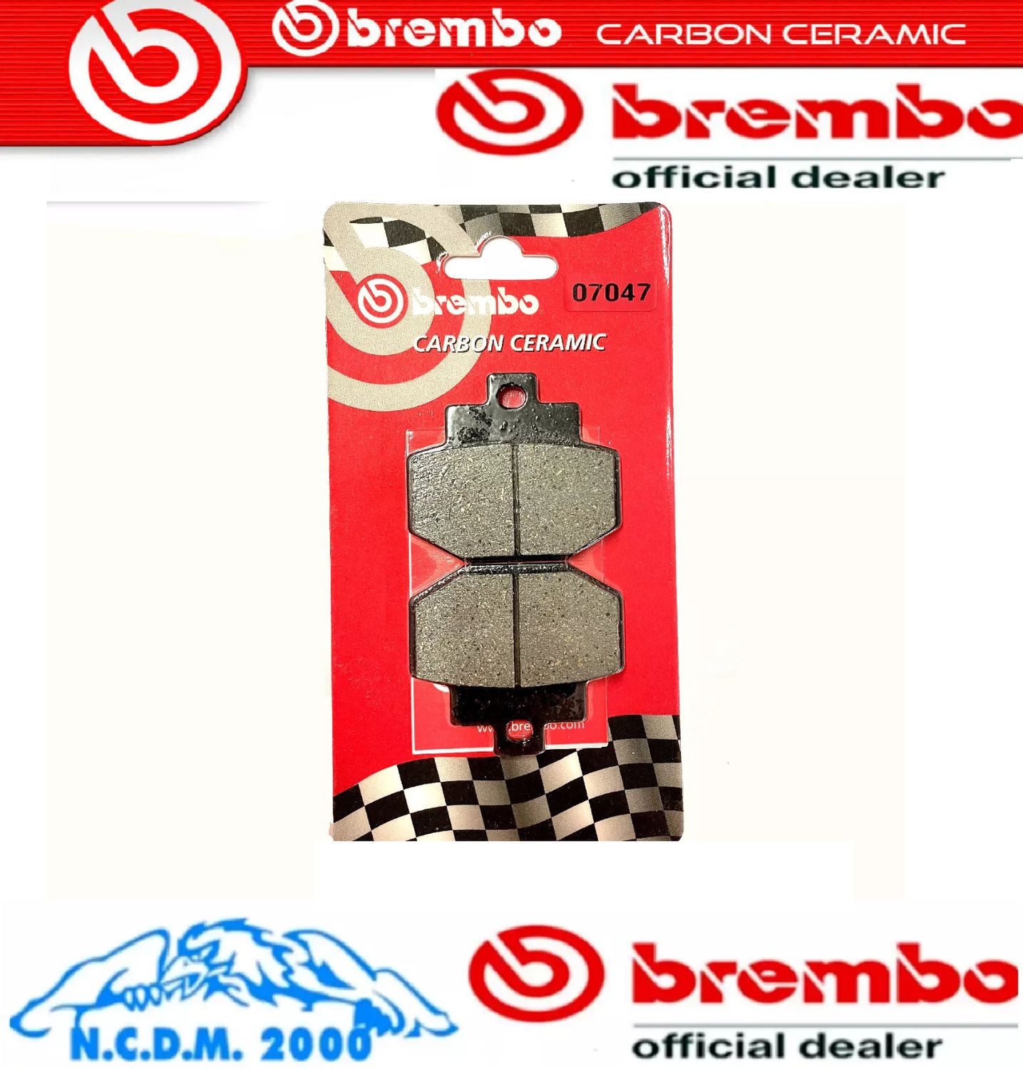 PASTIGLIE FRENO BREMBO POSTERIORI PIAGGIO VESPA GTV 125	2006 - 2007 2008